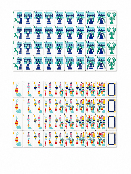 New England Mahjong Tile Set