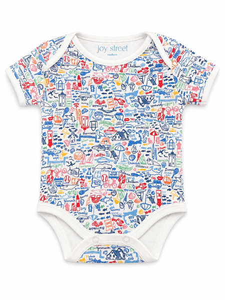 Joy Street Cape Cod short Sleeve Bodysuit