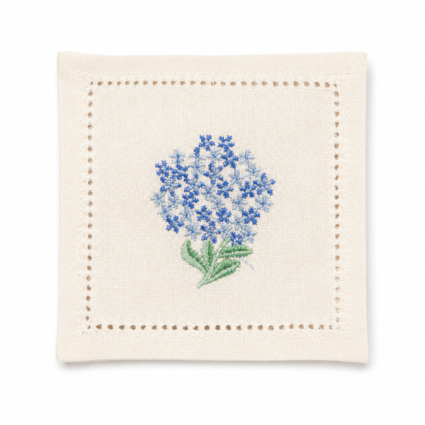 Hydrangea Cloth Cocktail Napkin Set