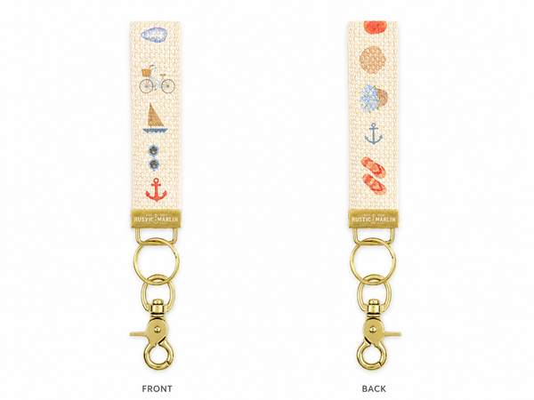 Rustic Marlin Keychain