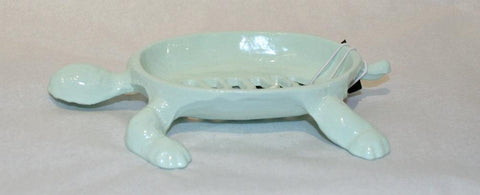 Cast Iron Painted Turtle Soap Dish