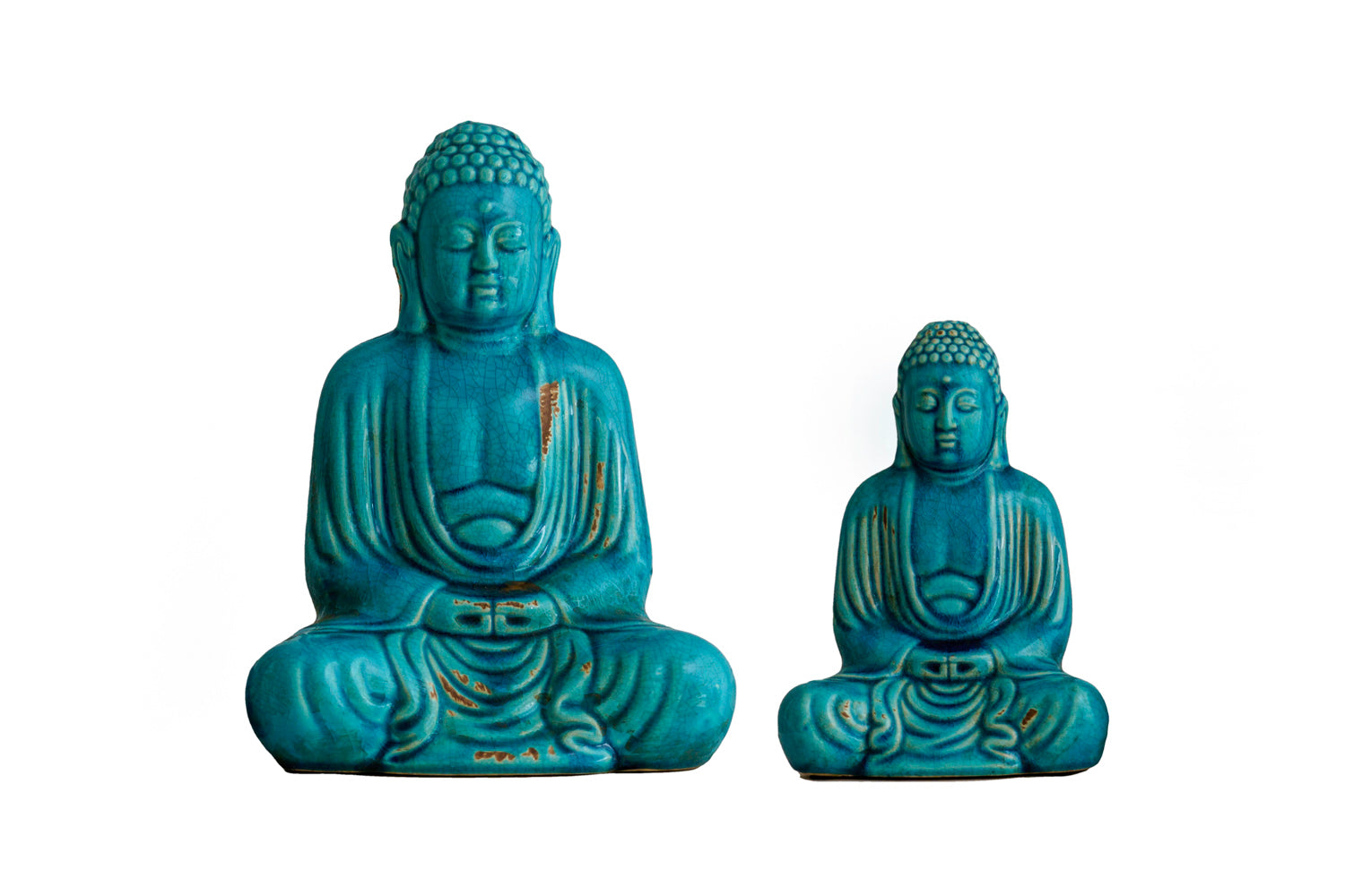 Ceramic Buddha Statue in Two Sizes