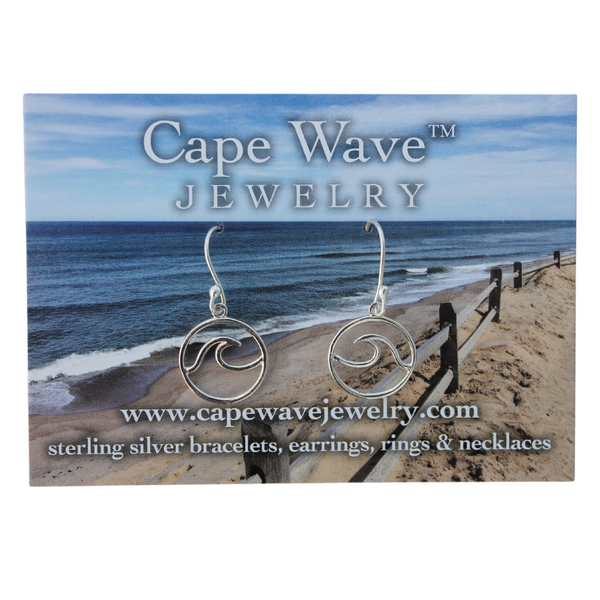 Cape Wave Sterling Dangle Earrings
