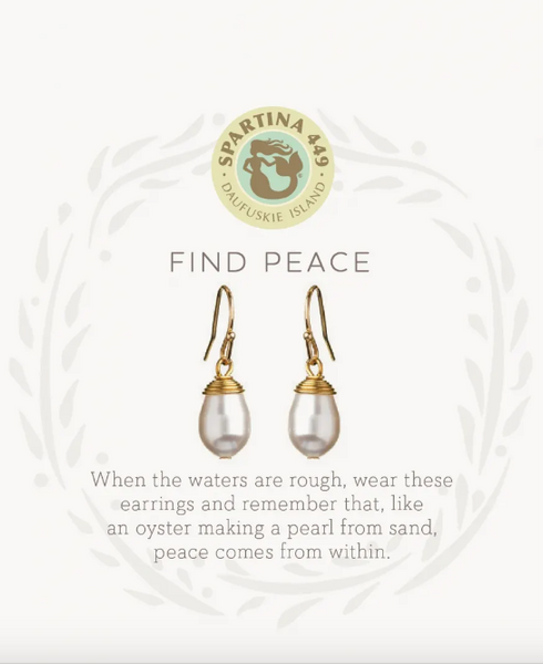 Find Peace Sea La Vie Drop Earrings