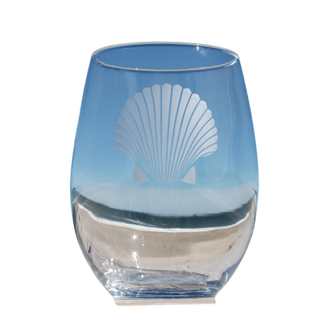 Stemless Scallop Shell Wine/Drinking Glass
