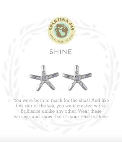 Shine Sea La Vie Stud Earrings