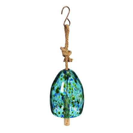 Art Glass Speckle Chime Turquoise