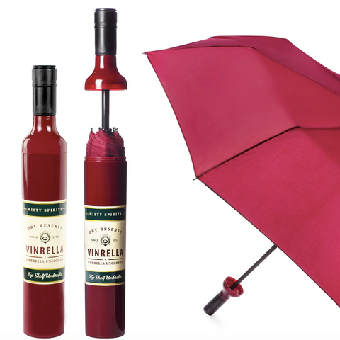 Vinrella Wine Bottle Umbrella - Burgundy