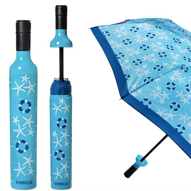 Vinrella Wine Bottle Umbrella - Coastal Days